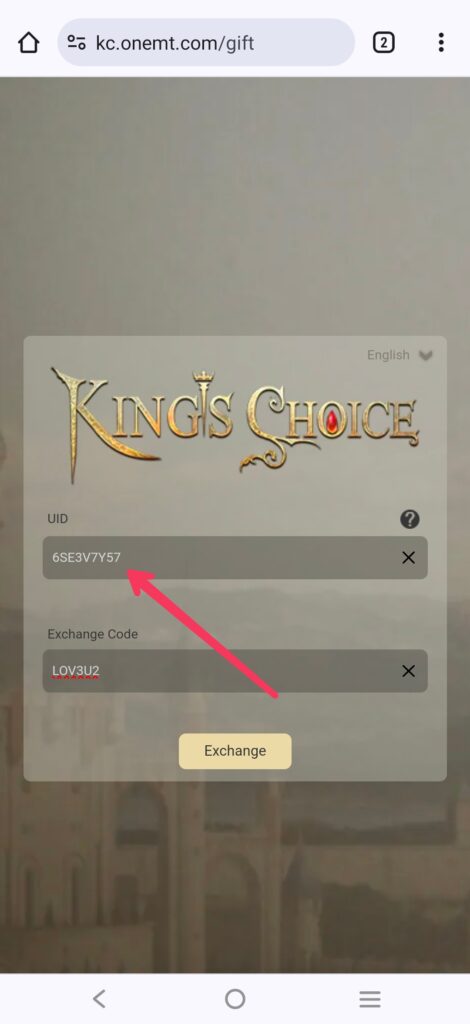 King’s Choice Codes